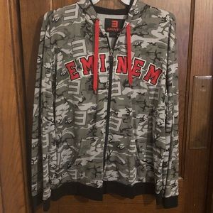 Eminem zipper camo hoodie XXL